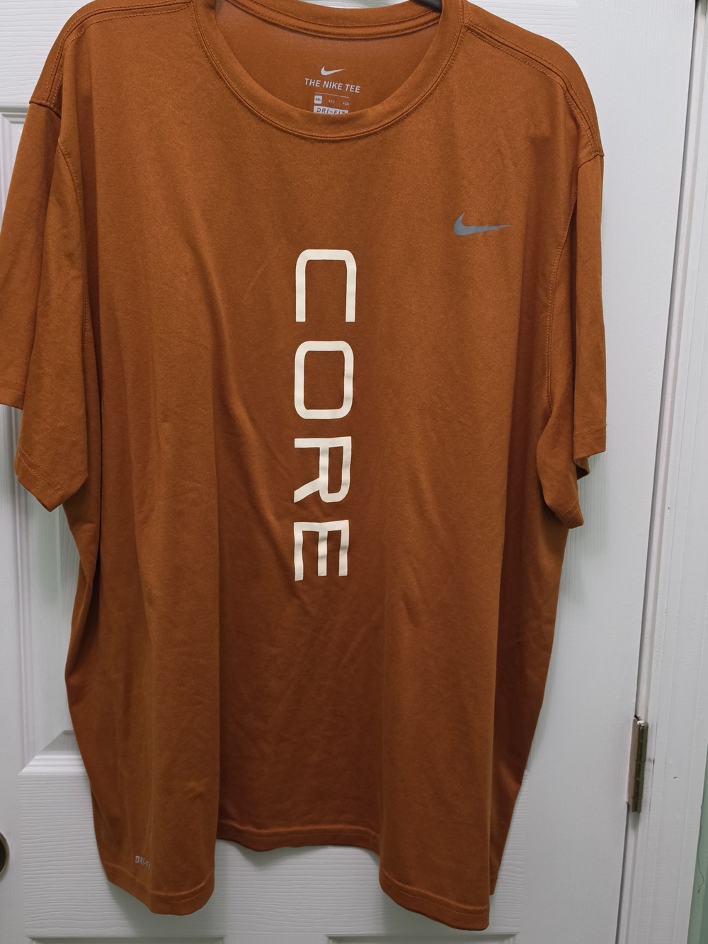 Nike Men’s Core Short-Sleeve Tee — Rust Orange